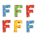 Bigjigs Toys Holzbuchstabe F mit Sternchen