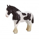 Mojo Figur Clydesdale-Pferd schwarz-weiß