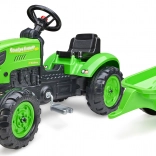 Trettraktor Country Farmer mit Anhänger grün für Kinder 2-5 Jahre