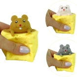 Squishy Käse-Maus Squishy Sensorische Maus Pop It