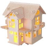 Holz 3D-Puzzle Europäische Villa