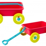 Kunststoff-Spielzeugwagen für den Sand – pastellrosa