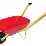 Kinderschubkarre mit Kunststoffmulde – rot