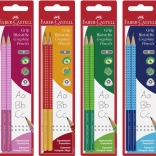 Grafitstift mit ergonomischer Form Faber-Castell Grip Jumbo