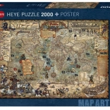 Puzzle 2000 Teile – Welt der Piraten