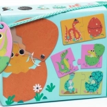 Djeco Duo Puzzle – Lustige Eier