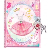 Pecoware Tagebuch mit Schloss - Kleid