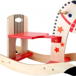 Holzpferd zum Schaukeln mit Sternen small foot