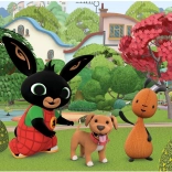 Puzzle Bing mit Hund 24 Teile maxi