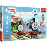 Puzzle 24 Maxi – Thomas und Percy auf den Gleisen Thomas & Friends