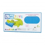 Bauplatte Blau Junior 16x32 Noppen