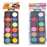 Wasserfarben 12 Farben mit Pinsel