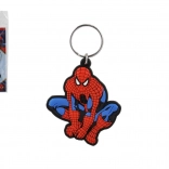 Gummi-Schlüsselanhänger MARVEL SPIDER-MAN, sitzende Figur, 6 cm