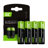 Wiederaufladbare AA-Batterien 2000 mAh Green Cell Sticks (4 Stk.)