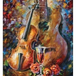 Puzzle Gitarre und Geige 500 Teile