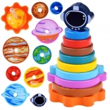 Holzpuzzle mit Weltraummotiv