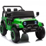 Grünes Kinderauto mit Batterie