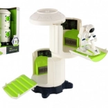 Raumstation mit Lichtern und Sounds mit Astronaut, batteriebetrieben