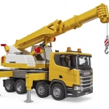 Bruder SCANIA mit LIEBHERR-Kran – mobiler Kran 1:16 mit Licht und Sound