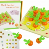 Holz-Memory Obst und Gemüse