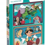 Puzzle Disney klassische Märchen 2×60 Teile CLEMENTONI