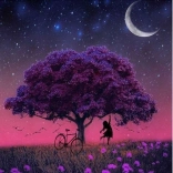 5D-Diamantmalerei – Baum, Set 30 × 30 cm