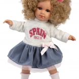 Realistische Puppe Llorens Elena mit weichem Textilkörper - 35 cm