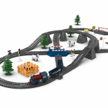 Eisenbahnstrecke mit Effekten 112 × 61 × 7,5 cm