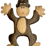 Holzmagnet für den Kühlschrank – Affe 2Kids Toys