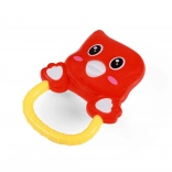 Babyrassel Vögelchen mit Halterung