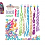 Set aus Perlen und Haarzöpfen