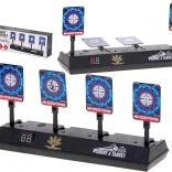 Elektronische Schießscheibe mit 4 Zielen und digitalem Zähler