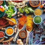 Puzzle 1000 Teile Buntes Gewürz