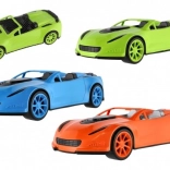 Plastik-Sportwagen 38 cm mit Freilauf im Netz, 3 Farben