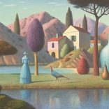 Puzzle HEYE Timeless: Dame in Blau 1000 Teile