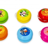 Holzjojo mit fröhlichen Tieren