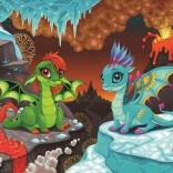 Puzzle Drachen 100 Teile