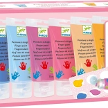 DJECO Fingerfarben in Tuben 6x75 ml