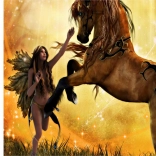 Diamantmalerei Pferdebändigung 30 × 40 cm