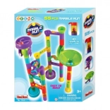 Plastische Murmelbahn, 55 Teile