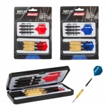 Dartpfeil-Set mit Metallspitzen und Etui, 3 Stück