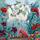 Puzzle Exotischer Garten: Vogelparadies 1000 Teile