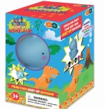 Leuchtender Dinosaurier zum Ausmalen