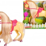 Pferd mit langer Mähne