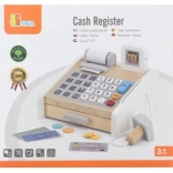 VIGA Holz Registrierkasse grau-weiß