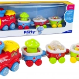 bunter Lernzug für Kleinkinder mit Lichtern und Geräuschen