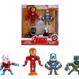 Set aus Metallfiguren MARVEL AVENGERS 6 cm – 4 Stk.