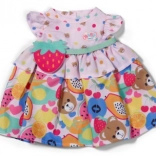 Baby born Kleid mit Obstmotiv für Puppen 43 cm