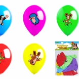 Aufblasbare Luftballons Der kleine Maulwurf und Freunde, Pastellfarben, 5 Stück