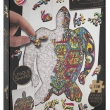 MOXY Konturpuzzle Schildkröte 130 Teile